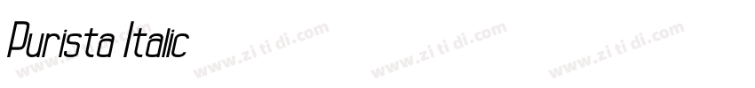 Purista Italic字体转换